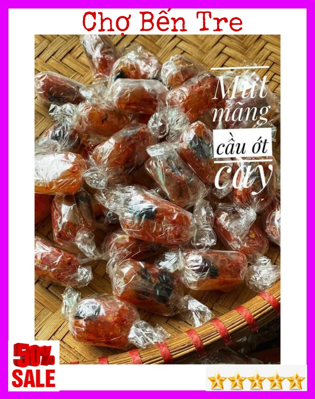 1kg Mứt mảng cầu sấy cay chua ngọt