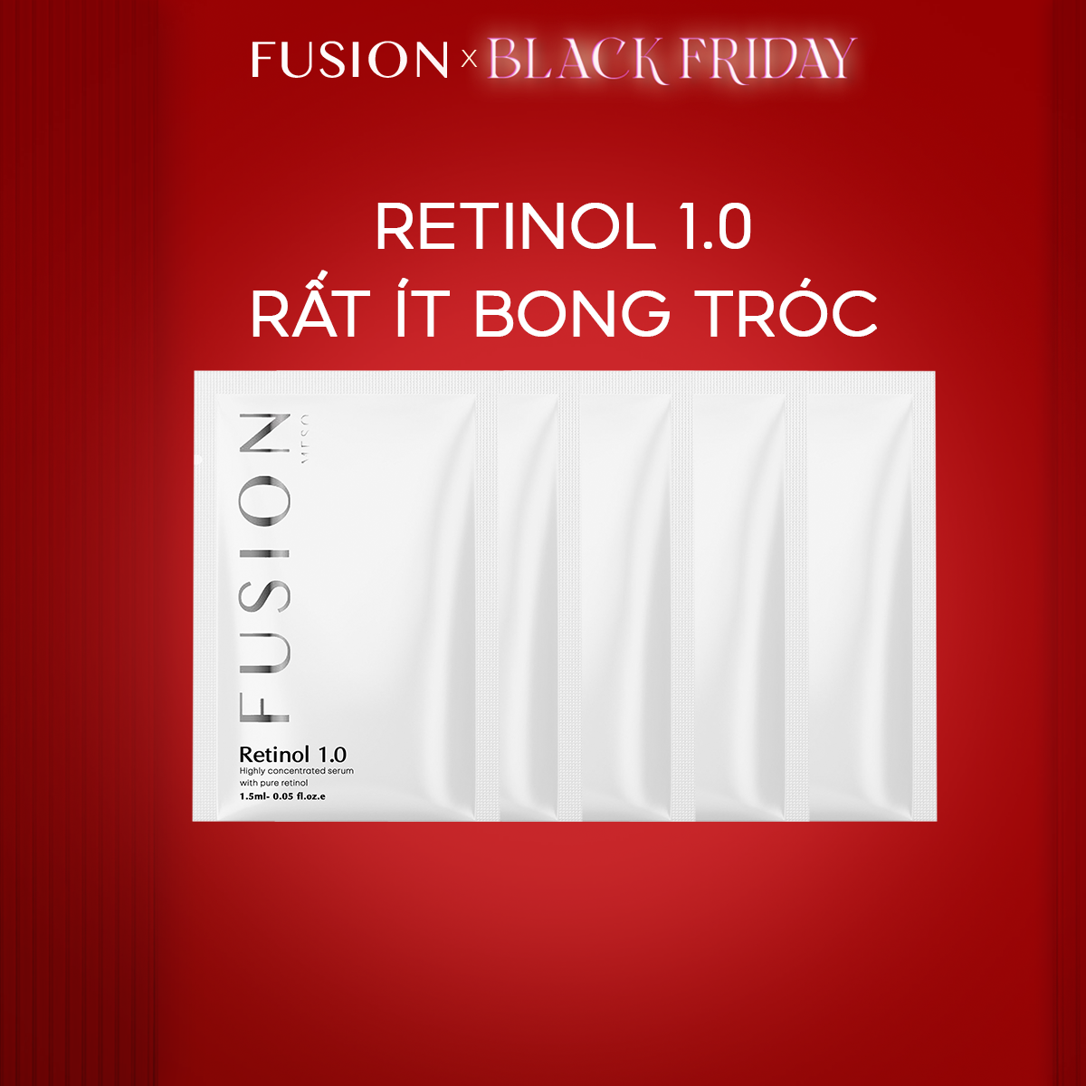 Bộ 5 gói sample dùng thử Fusion Meso Retinol 1.0