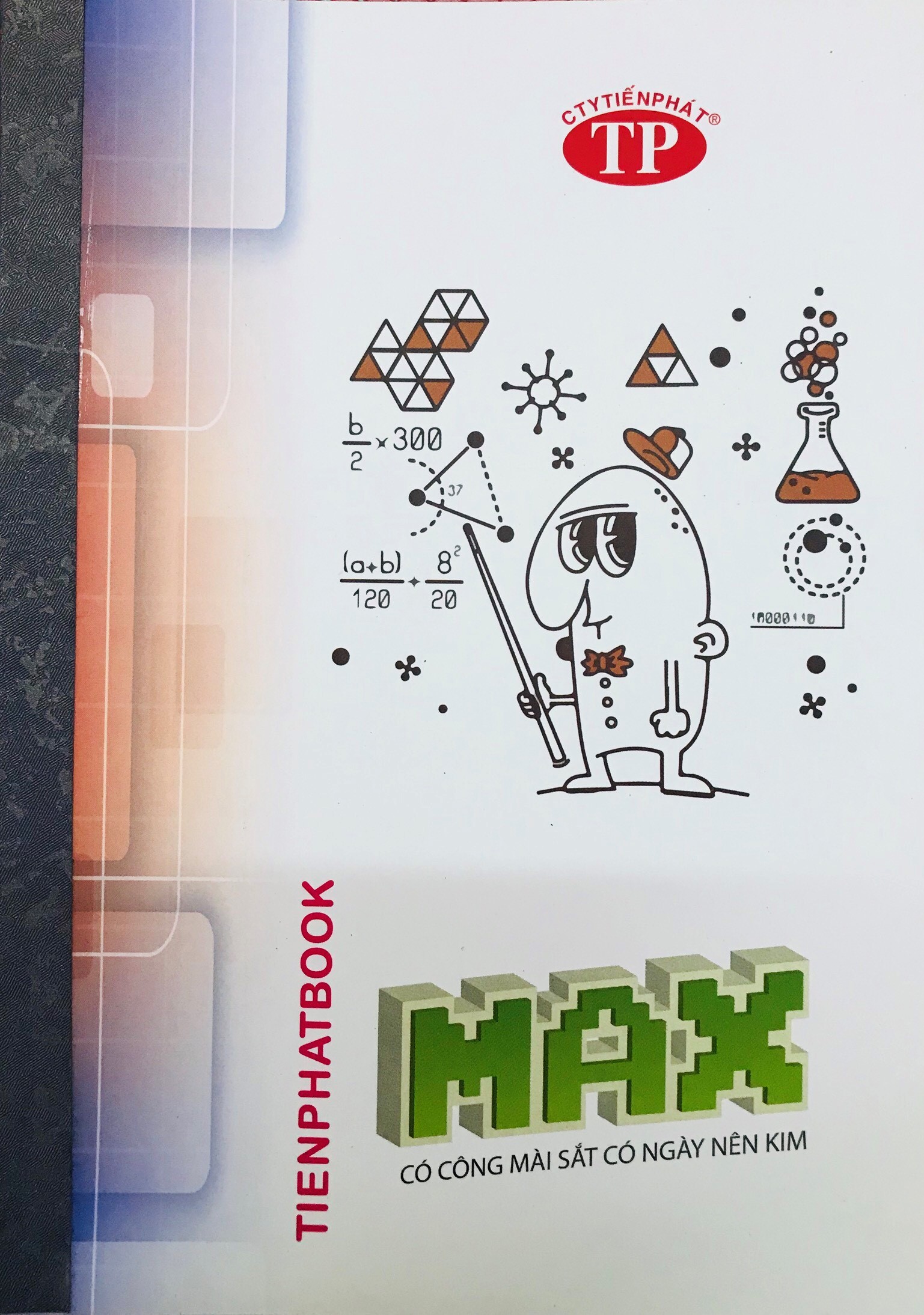 10 cuốn tập sinh viên dán gáy Max 200 trang kẻ thường