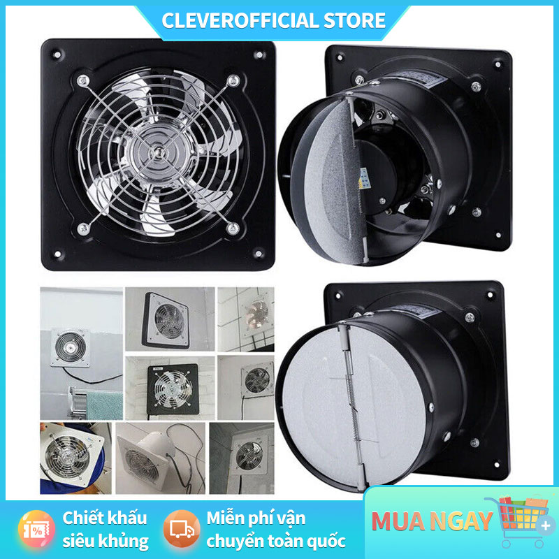  ⚡Miễn Phí Vận Chuyển⚡ Quạt Thông Gió Quạt hút mùi Quạt hút gió ... nhà vệ sinh  Phòng Bếp - FD100   FD150   FD200 Công suất 20-60w 
