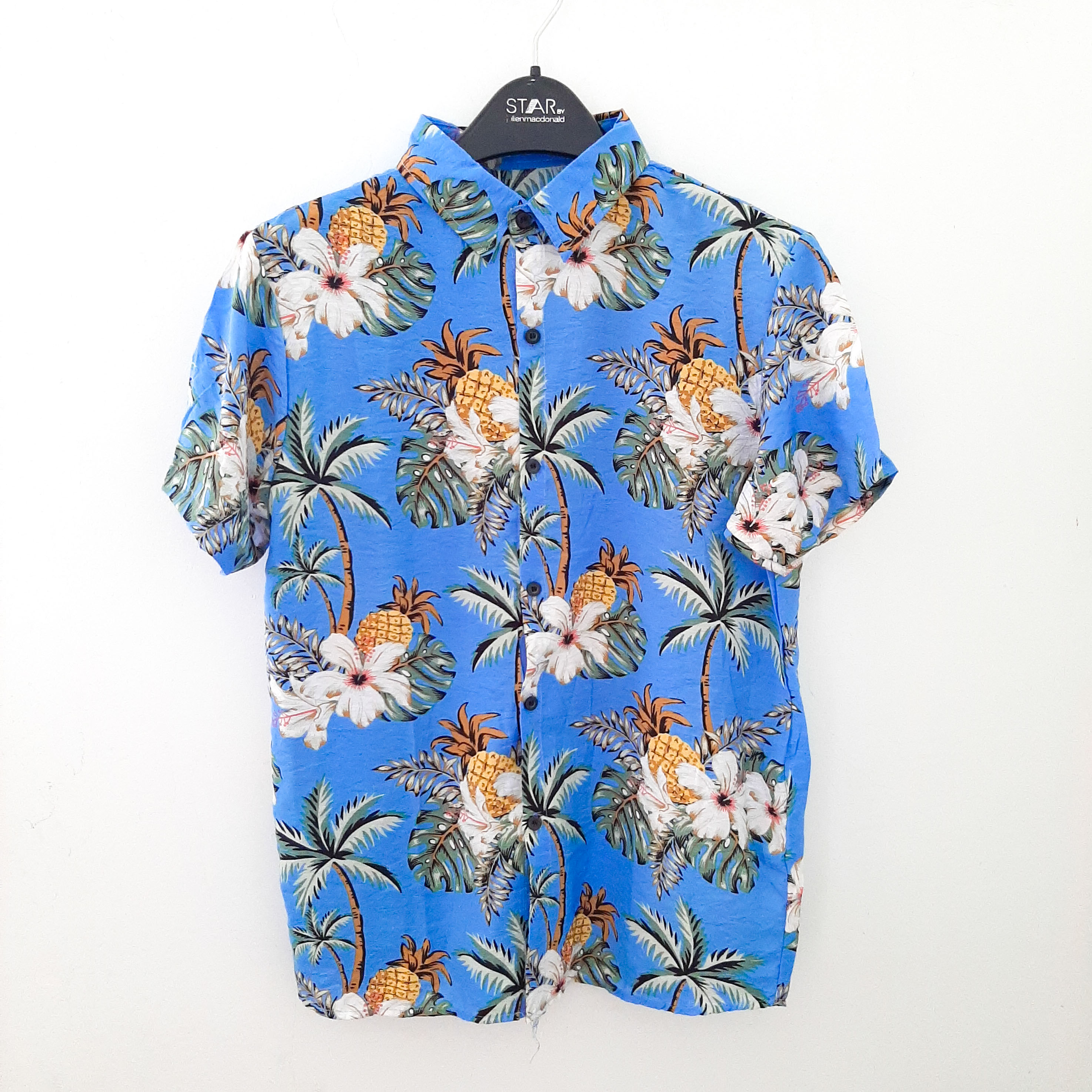 [HCM]Áo sơ mi hawaii đi biển áo hoa lá cây - ALC37