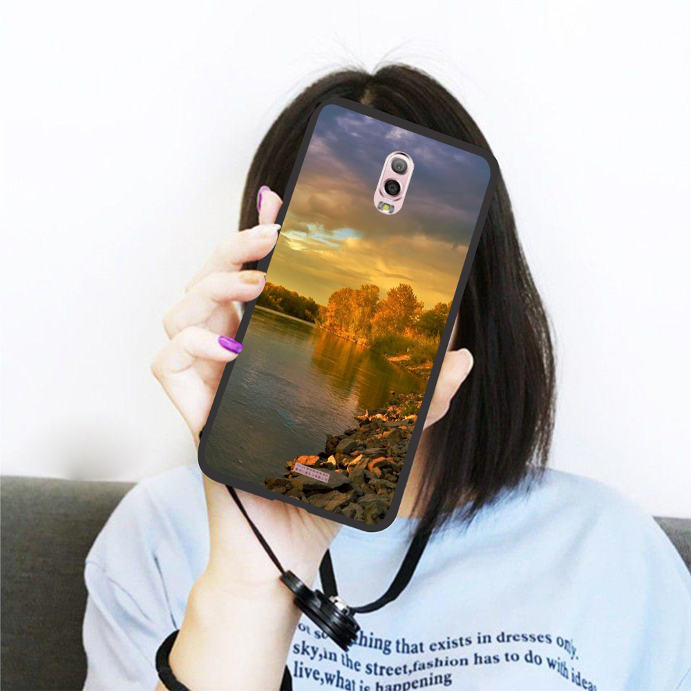 [HCM]Ốp lưng iCase dành cho Samsung Galaxy J7 Plus viền dẻo TPU BST Phong Cảnh Thiên Nhiên