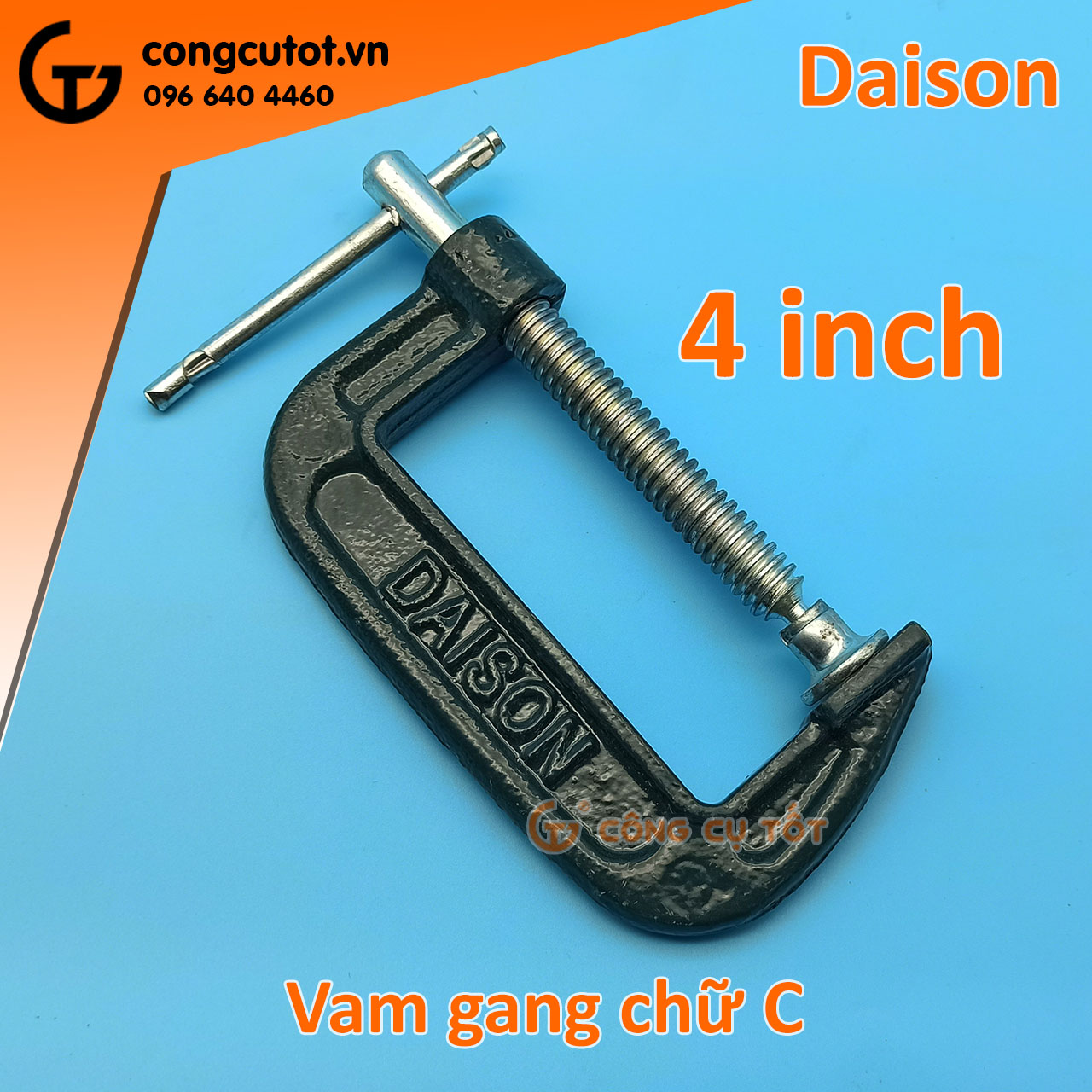 Cảo chữ C - Vam gang chữ C DAISON các cỡ