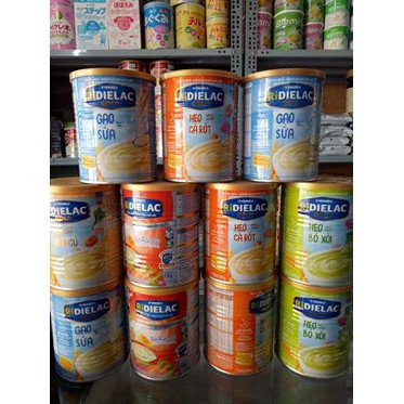Bột ăn dặm ridielac vinamik đủ vị - hộp thiếc 350g