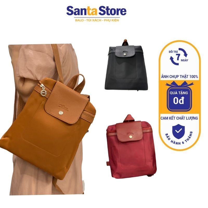 Balo da PU nữ thời trang Longchamp LC099 đi chơi, du lịch, dã ngoại cao cấp ulzzang Hàn Quốc kiểu dáng mini nhỏ xinh chống nước đựng đồ cá nhânSANTA STORE