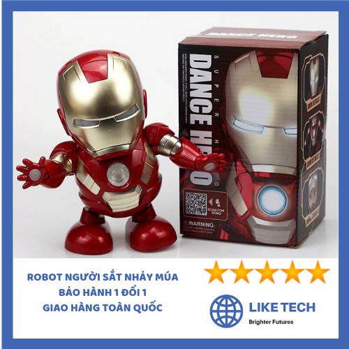 Đồ chơi robot người sắt iron man nhảy múa làm quà tặng cho con