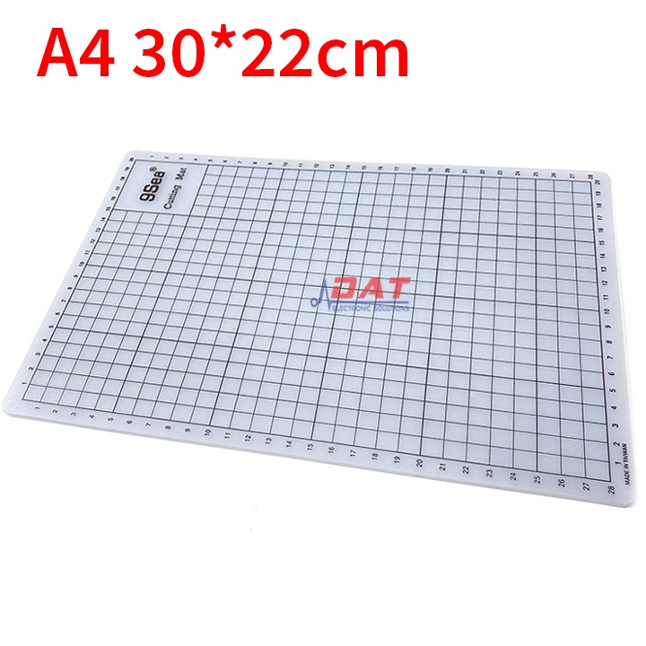 Bảng Lót Cắt 9SEA Cutting Mat Size A4 30x22cm Màu Xám