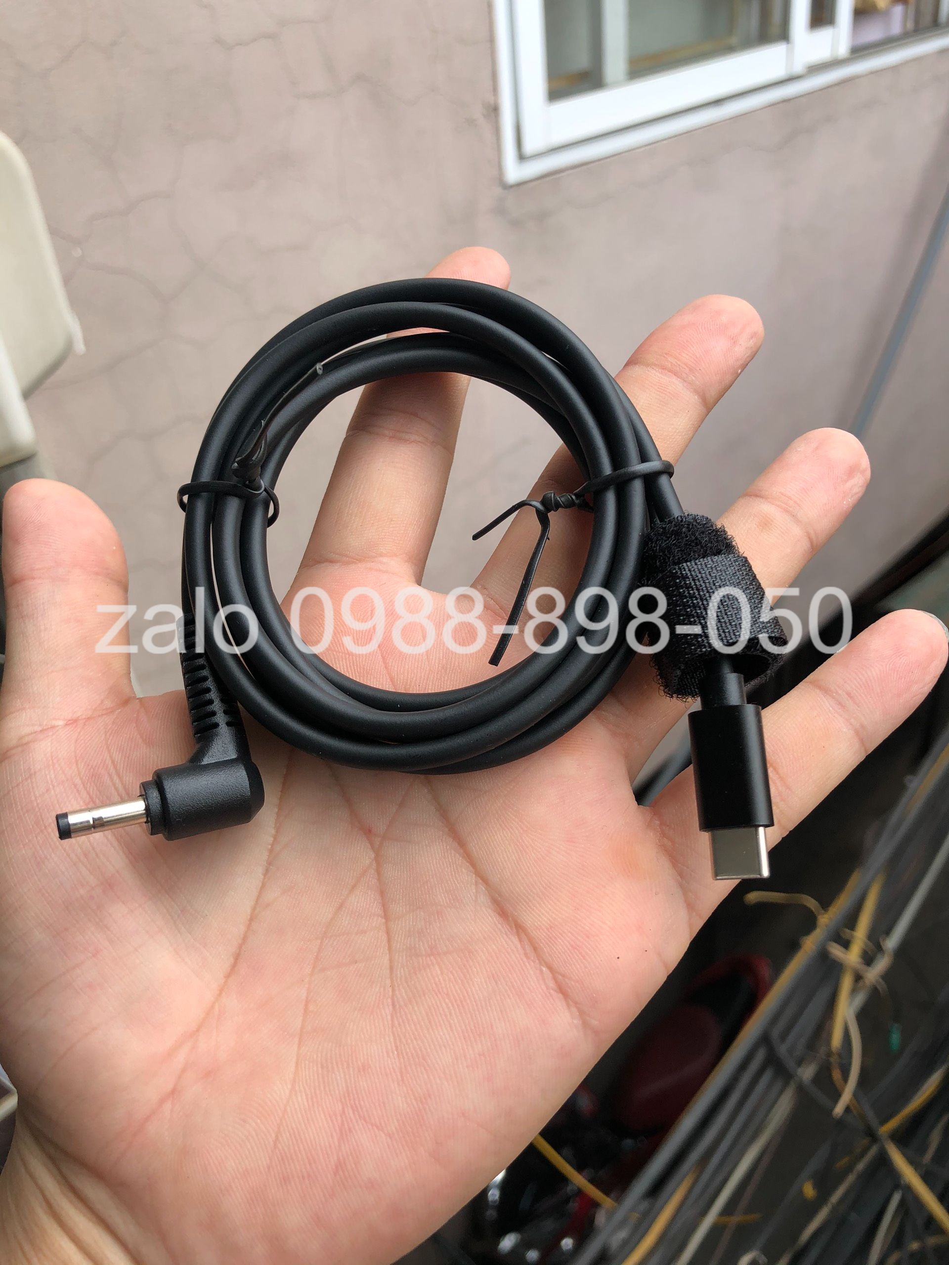 Cáp sạc chuyển type-C Sang laptop lenovo chân nhỏ 4.0mm*1.35mm