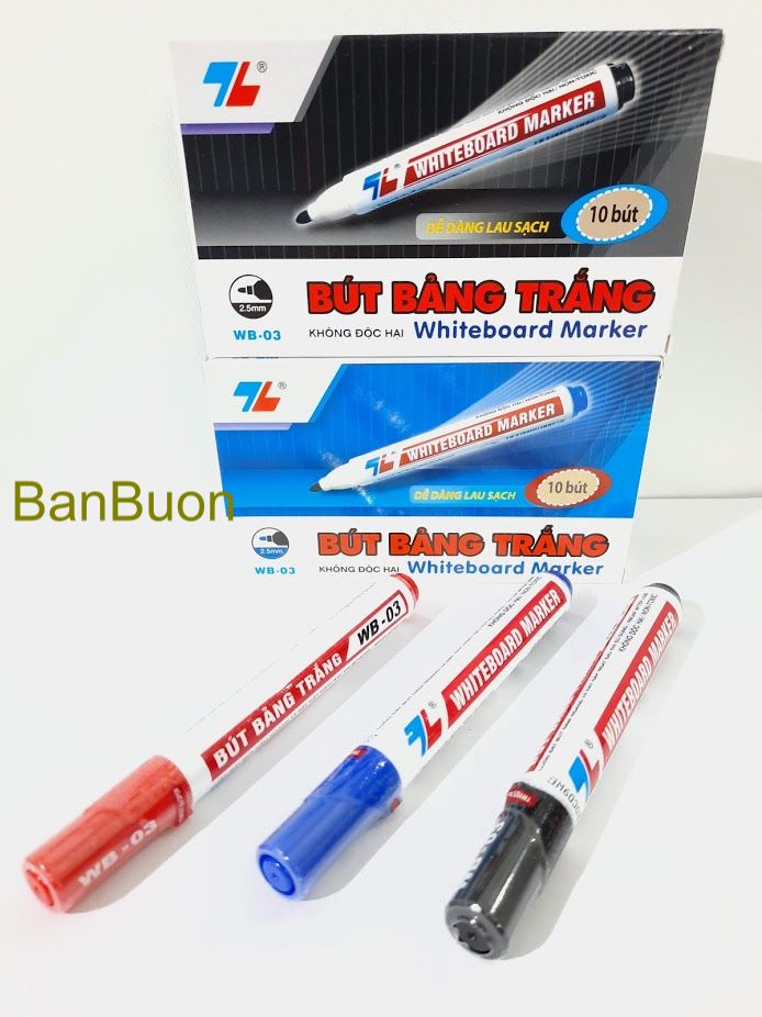 Bút viết bảng thiên long WB03, bút xoá được