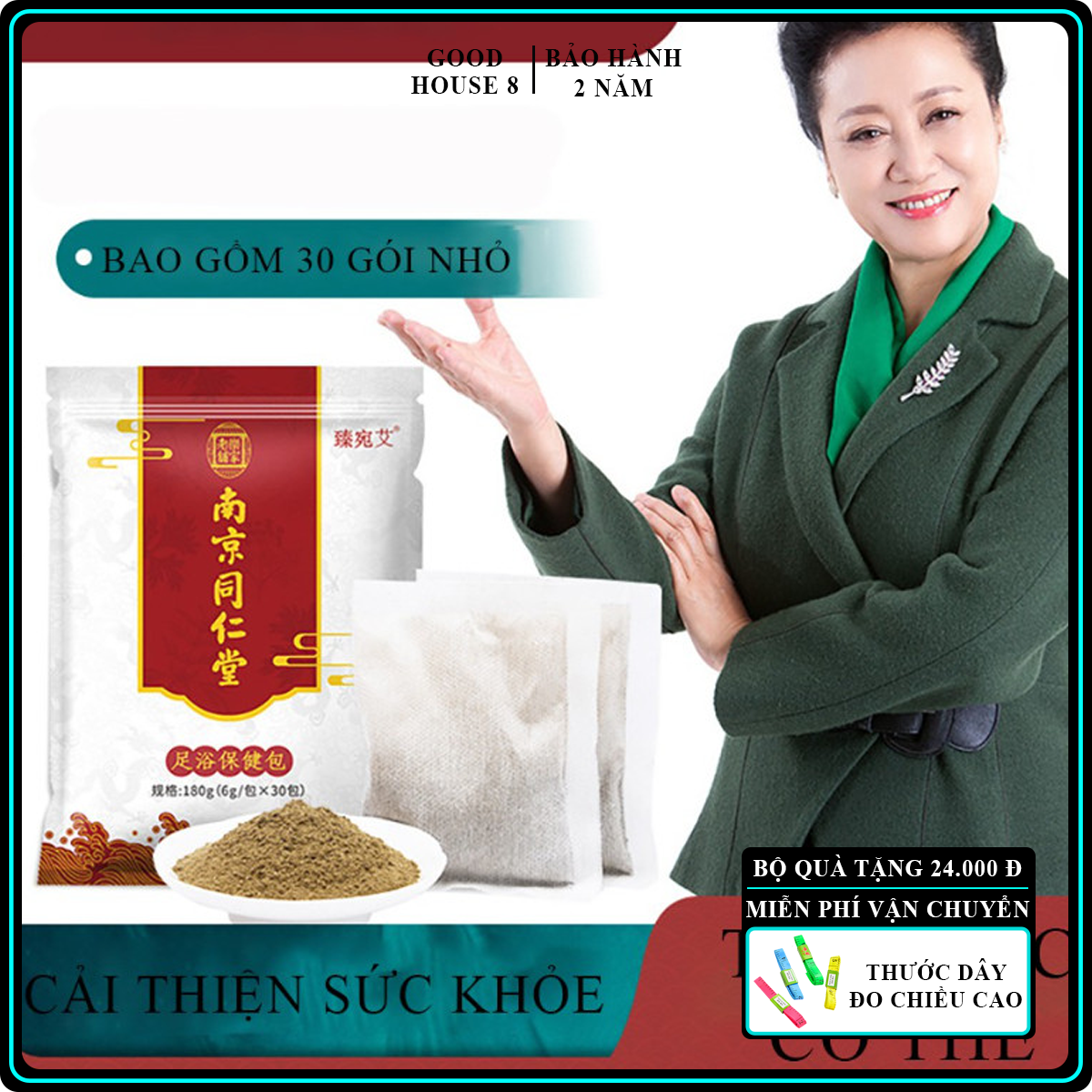 Thảo dược, dược liệu ngâm chân giải đọc cơ thể.
