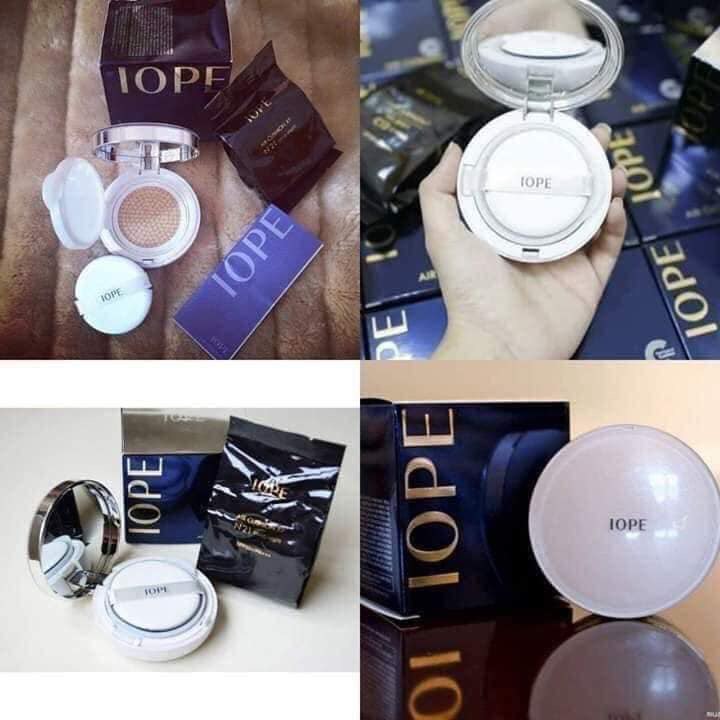 Phấn nước cao cấp IOPE Air Cushion XP SPF 50 Hàn Quốc 2 lõi có tác dụng tốt trong việc kiềm dầu, mang đến cho bạn một làn da căng mịn, không sợ bị mốc hay khô da, phấn nước che khuyết điểm