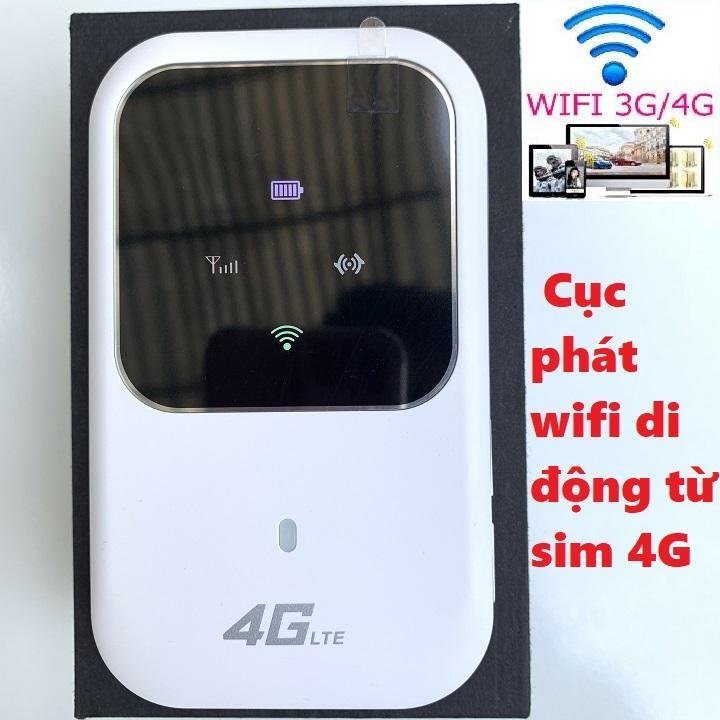 Thiết bị phát wifi 4G từ sim ZTE A800 pin 2400mAp