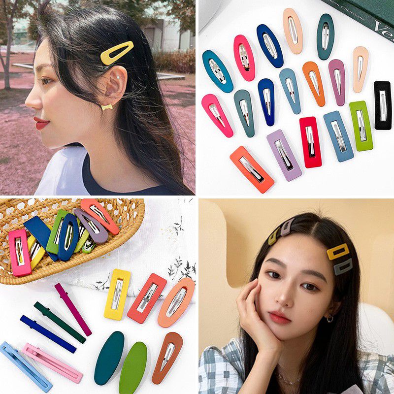 Kẹp tóc mái nhiều màu cho bạn gái - Kẹp tóc mái xinh hàn quốc