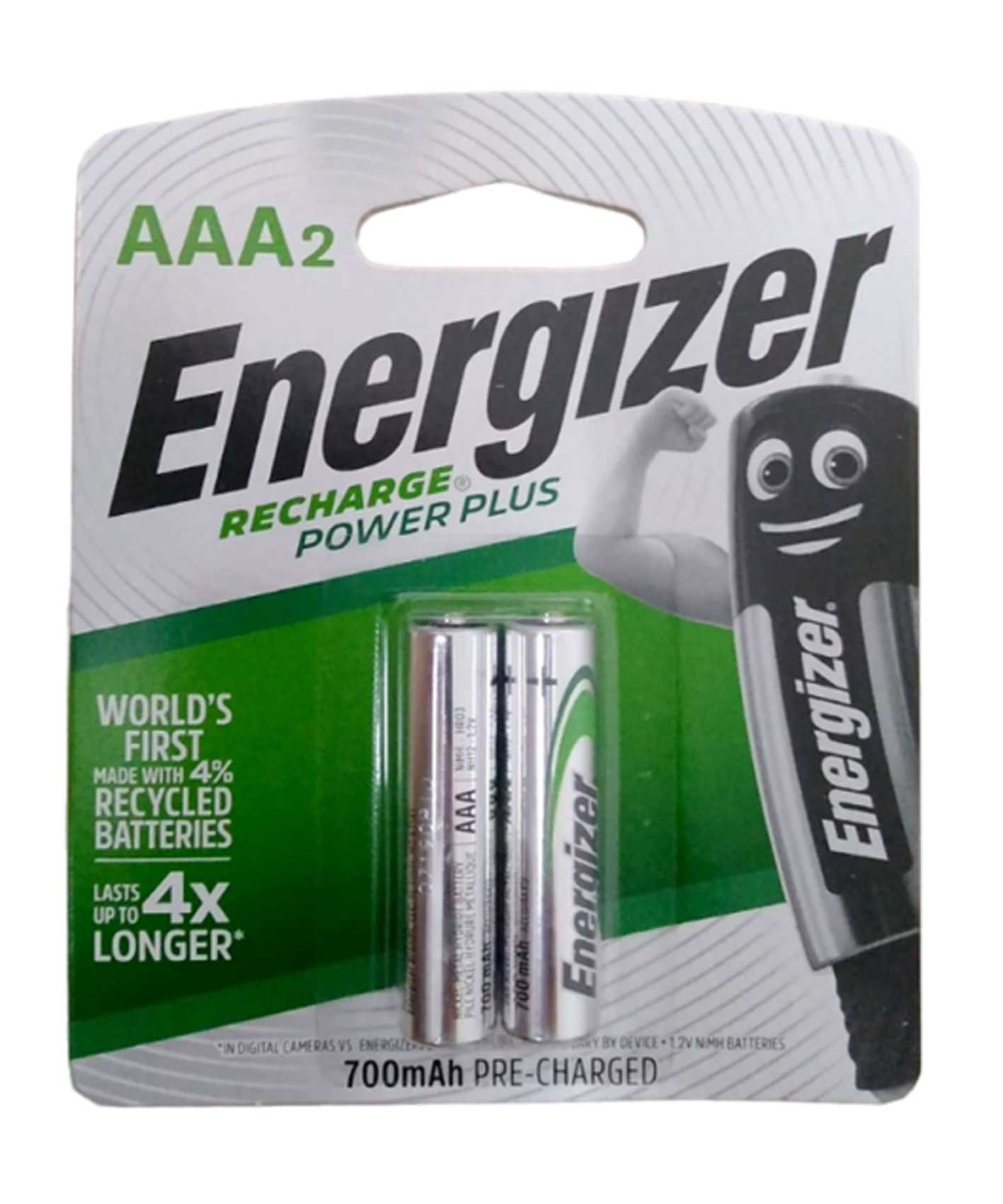 Pin energizer nh12urp2; pin sạc aaa 1.2v energizer nh12urp2 aaa 700mah made in japan vỉ 2 viên