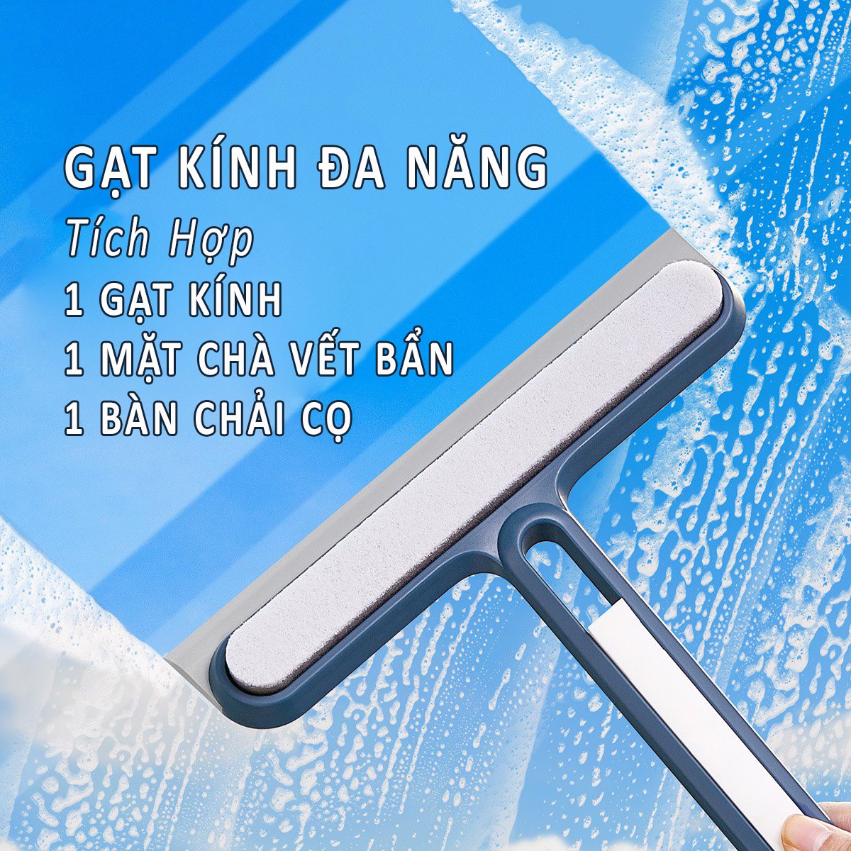 Cây gạt kính đa năng 3 trong 1 cầm tay cao cấp cây gạt nước nhà tắm gạt kính cầm tay