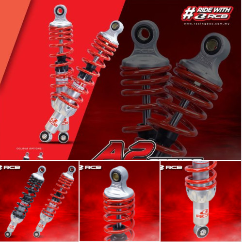 Phuộc rcb a2 hàng chính hãng racing boy phuột nhún sau giảm sóc xe dream wave future sirius axelo - bh 12 tháng