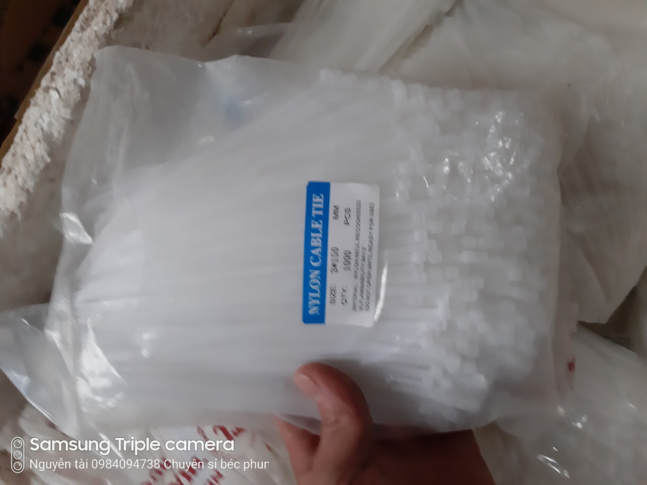 100gr Dây rút nhựa các size 10cm ,15cm, 20cm,25cm,30cm