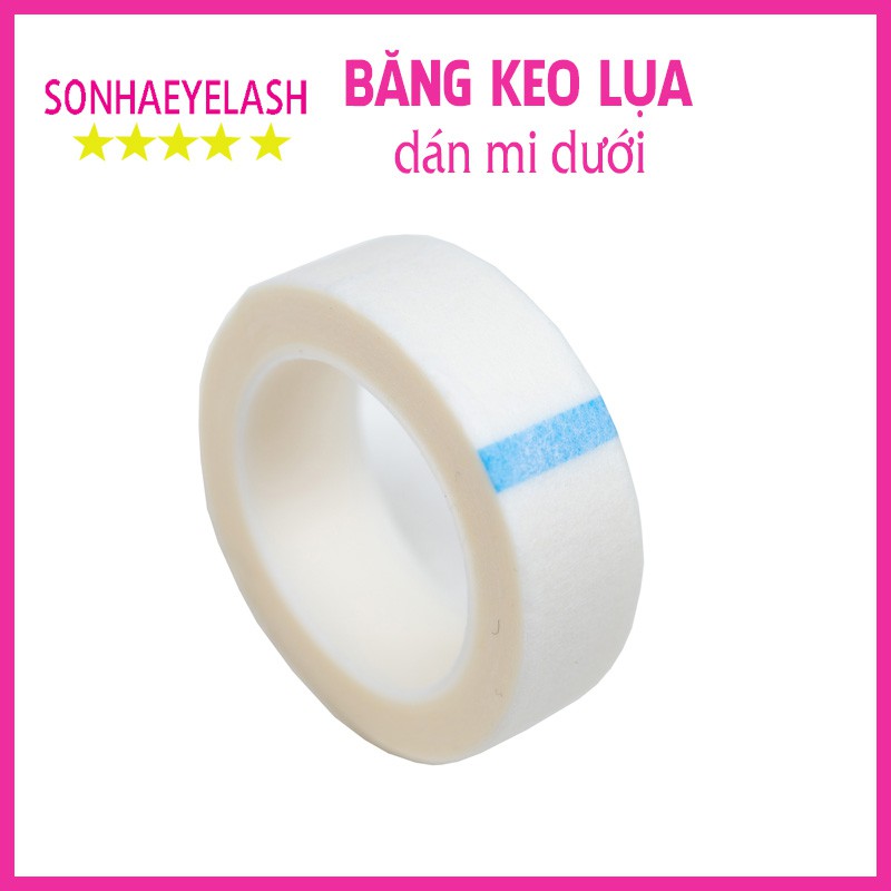 Combo 5 Cuộn băng keo lụa nối mi, băng keo dán mi dưới, dụng cụ mi Sơn Hà