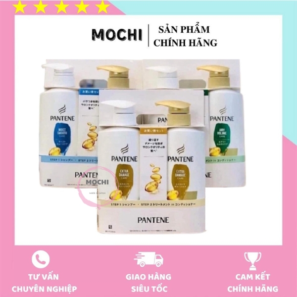 Bộ dầu gội pantene nhật bản gội xả 270ml
