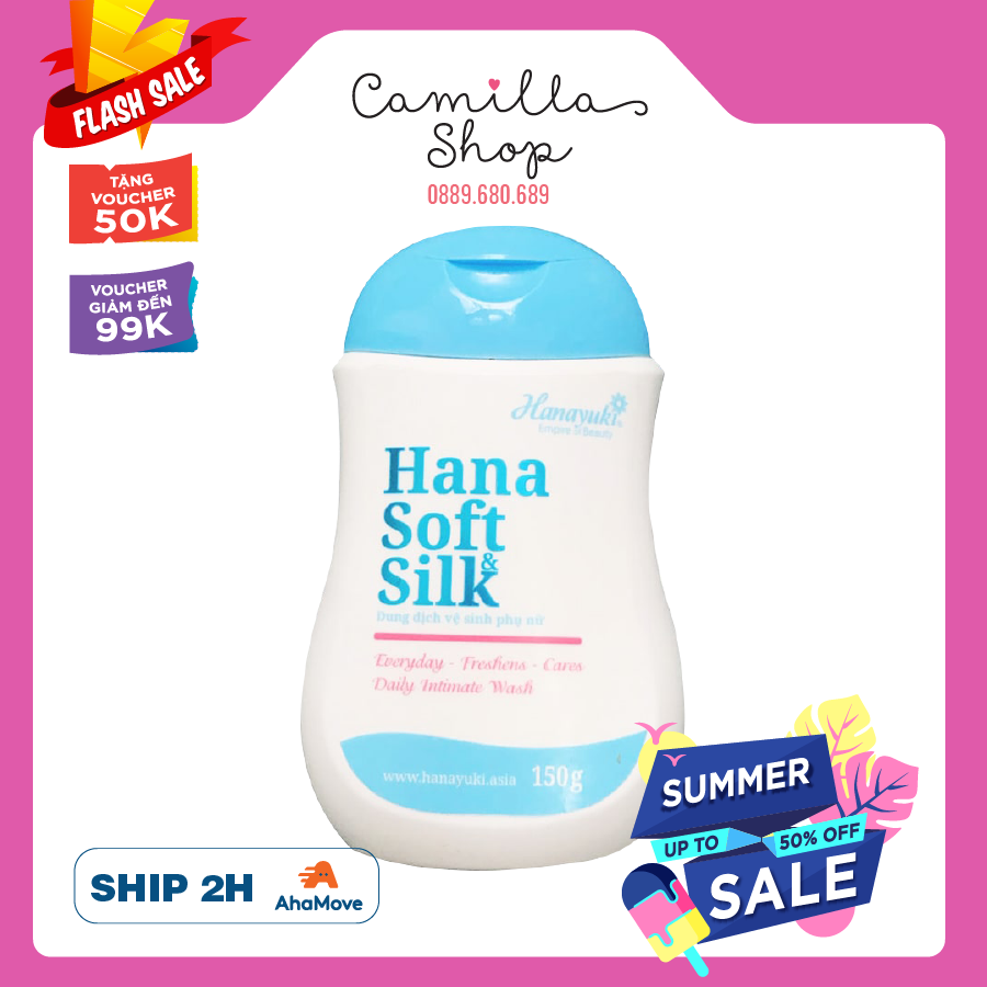 Dung dịch vệ sinh Hanayuki chính hãng Hana Soft & Silk