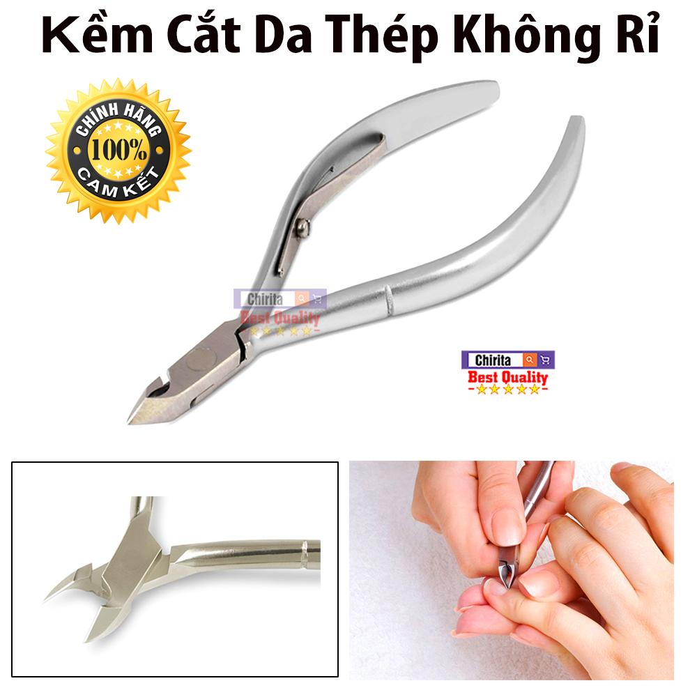 Kiềm Cắt Da Thép Không Rỉ Cao Cấp - Dụng Cụ Cắt Da Tay Tiện Lợi D-18