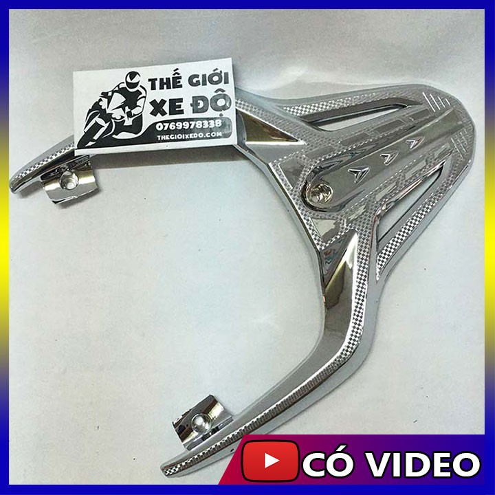 Ốp cảng sh 2020 - 2021 - 2022 xi mạ crom - phụ kiện trang trí chụp tay dắt sau xe sh việt 150i và 125i