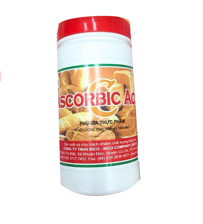 Phụ gia thực phẩm ascorbic Vitamin C Bico 150g THP