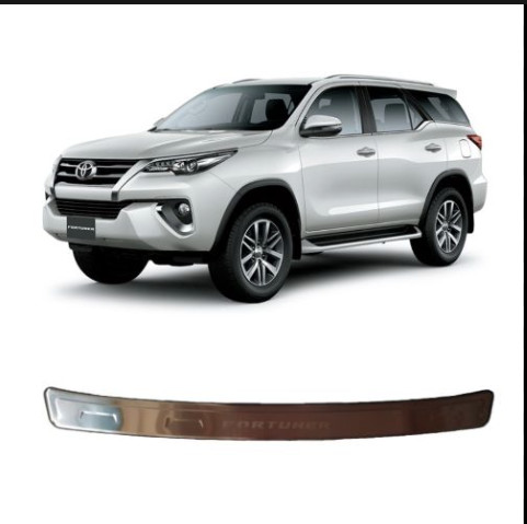 Chống trầy cốp ngoài, inox bảo vệ cốp ngoài xe Toyota Fortuner, Innova, Tucson, Soluto