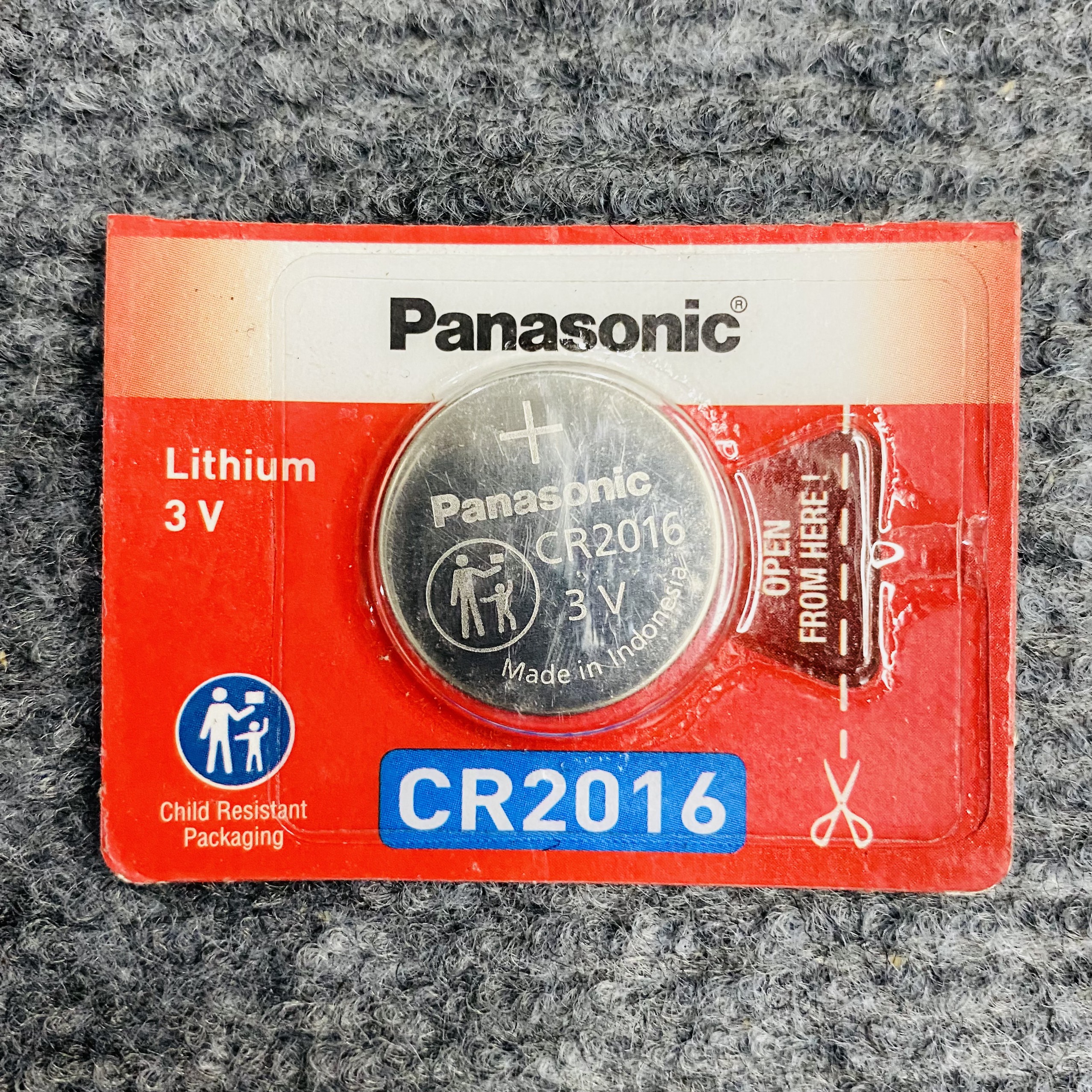1 viên Pin remote khóa ô tô CR2016 Panasonic - sản phẩm chính hãng, mới nhất
