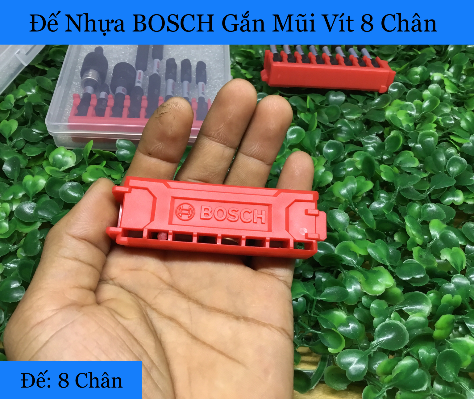 Đế nhựa gắn mũi vít 8 chân