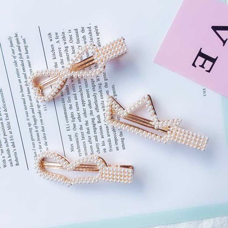 [ COMBO] 03 KẸP TÓC ĐÍNH NGỌC NHIỀU HÌNH [ Kẹp tóc nữ #Kẹp tóc dễ thương#Cài tóc nữ#Cài tóc đính ngọc trai #Trâm cài tóc]