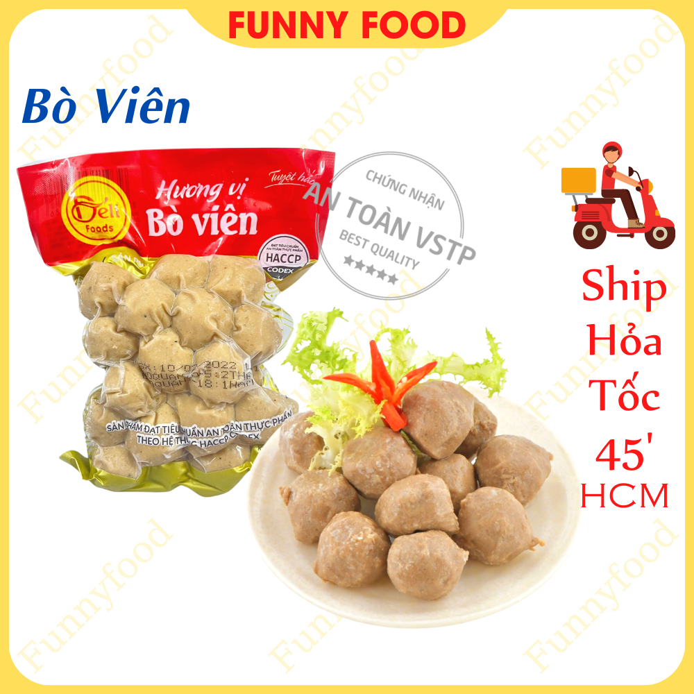 [ HOÀN TIỀN 10% ]Bò Viên – Bò Viên Chiên – Thả Lẩu – [Ship Hỏa Tốc HCM] – Funnyfood