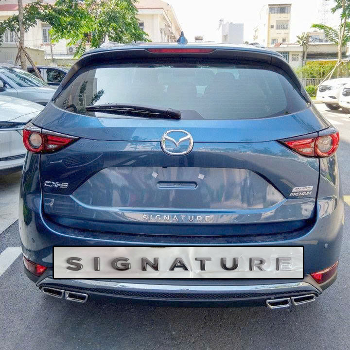 Chữ Nổi Signature Dán Duôi Xe Mazda CX5 - Tem Chữ Signature Dán Sau Xe Mazda