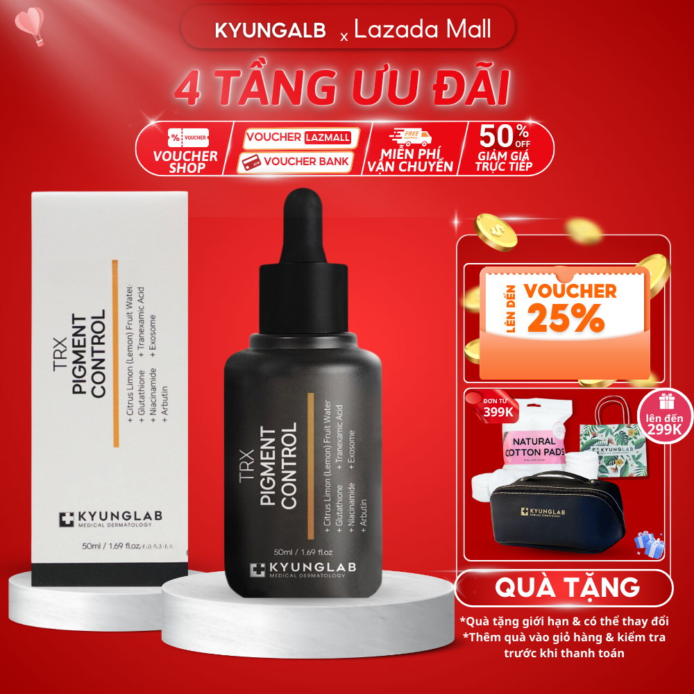 Serum nám TRX KyungLab dưỡng trắng, làm mờ vết nám, sạm và tàn nhang hiệu quả 50ml Bản nâng cấp 2024