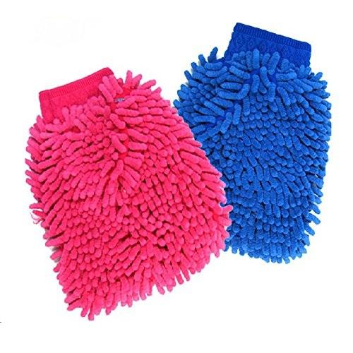 [HCM]Bộ 2 găng tay chuyên dụng lau rửa xe hơi ô tô đa năng HQ 2TI41