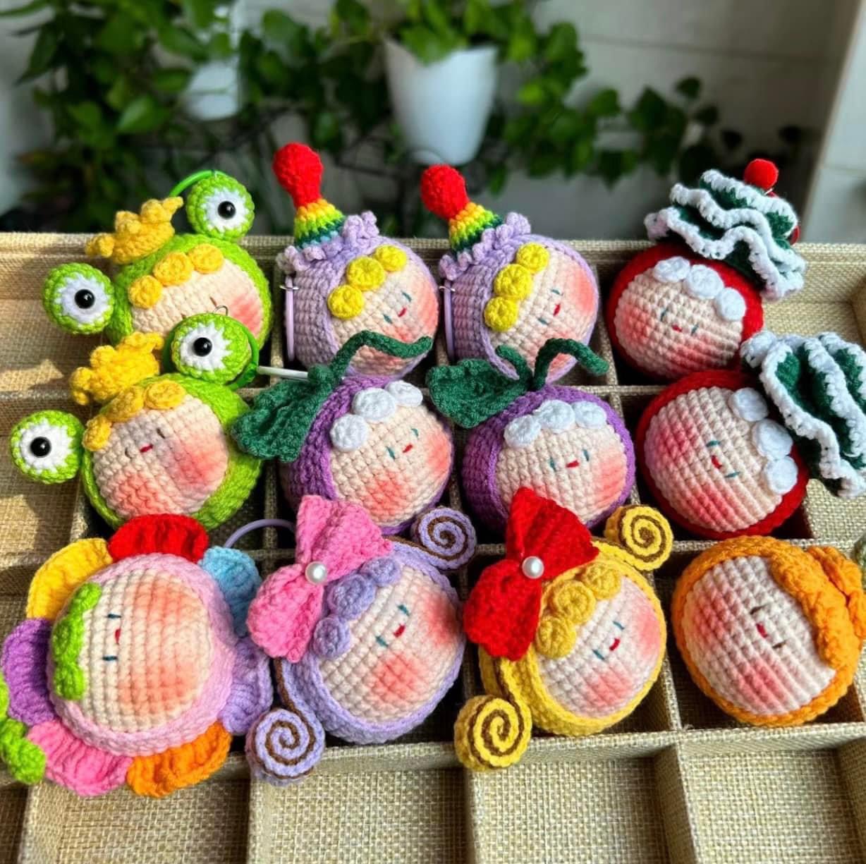 Móc khoá len mochi các loại