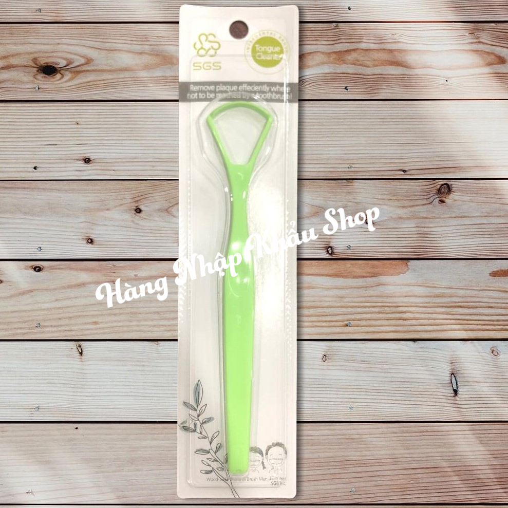 Dụng cụ vệ sinh lưỡi SGS làm từ nhựa PP an toàn nhập khẩu từ Hàn Quốc