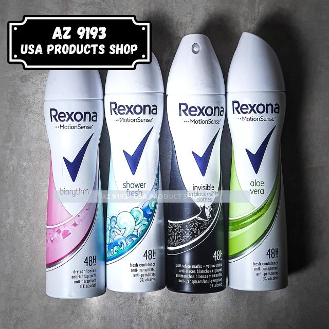 Xịt khử mùi nữ rexona, dòng motionsense, 200ml - lưu hương lâu, khô thoáng 48h, không cồn - az 9193
