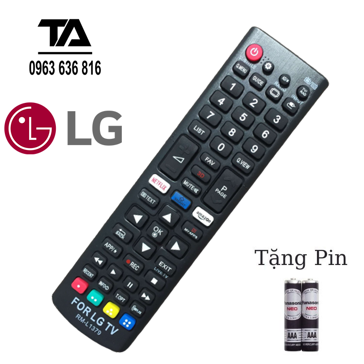 [ FREESHIP ] Remote tivi LG smart ✔ Điều khiển tivi LG L1379