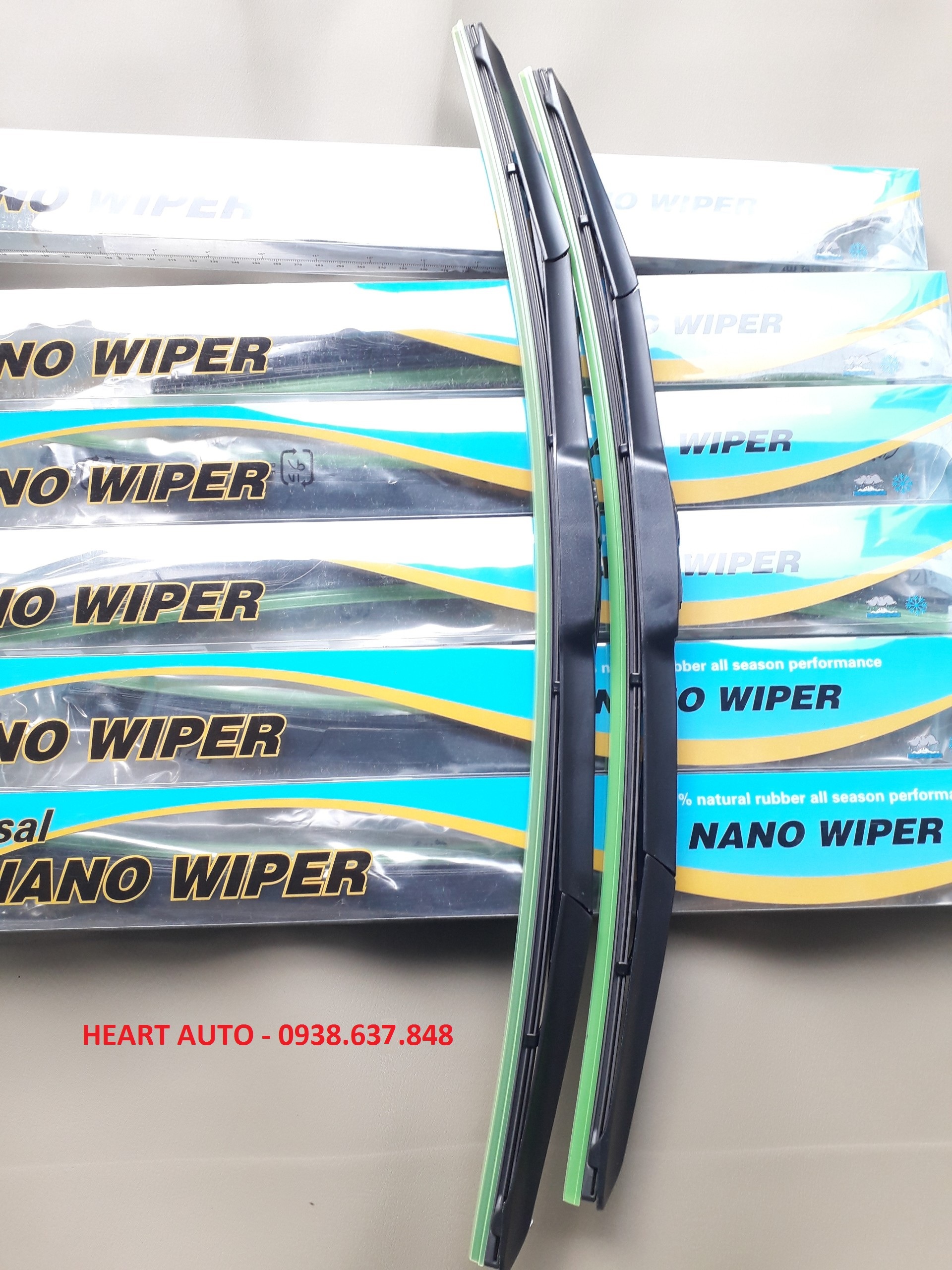 Gạt Mưa Ba Khúc Nano Wiper Cao Cấp Siêu Bền, Siêu Sạch