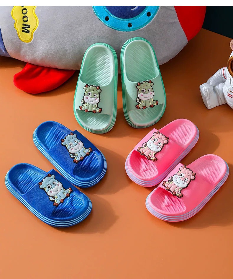 Dép lê bò sữa cho bé trai bé gái từ 1 đến 5 tuổi