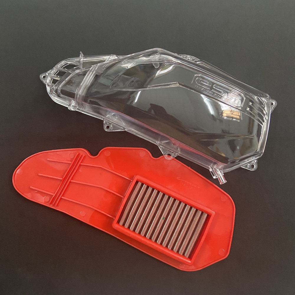 [SIÊU SALE] Combo bao gồm: 1 lọc gió độ + 1 ốp lọc gió (MÀU TRẮNG) cho xe Vario Click AB SH mode