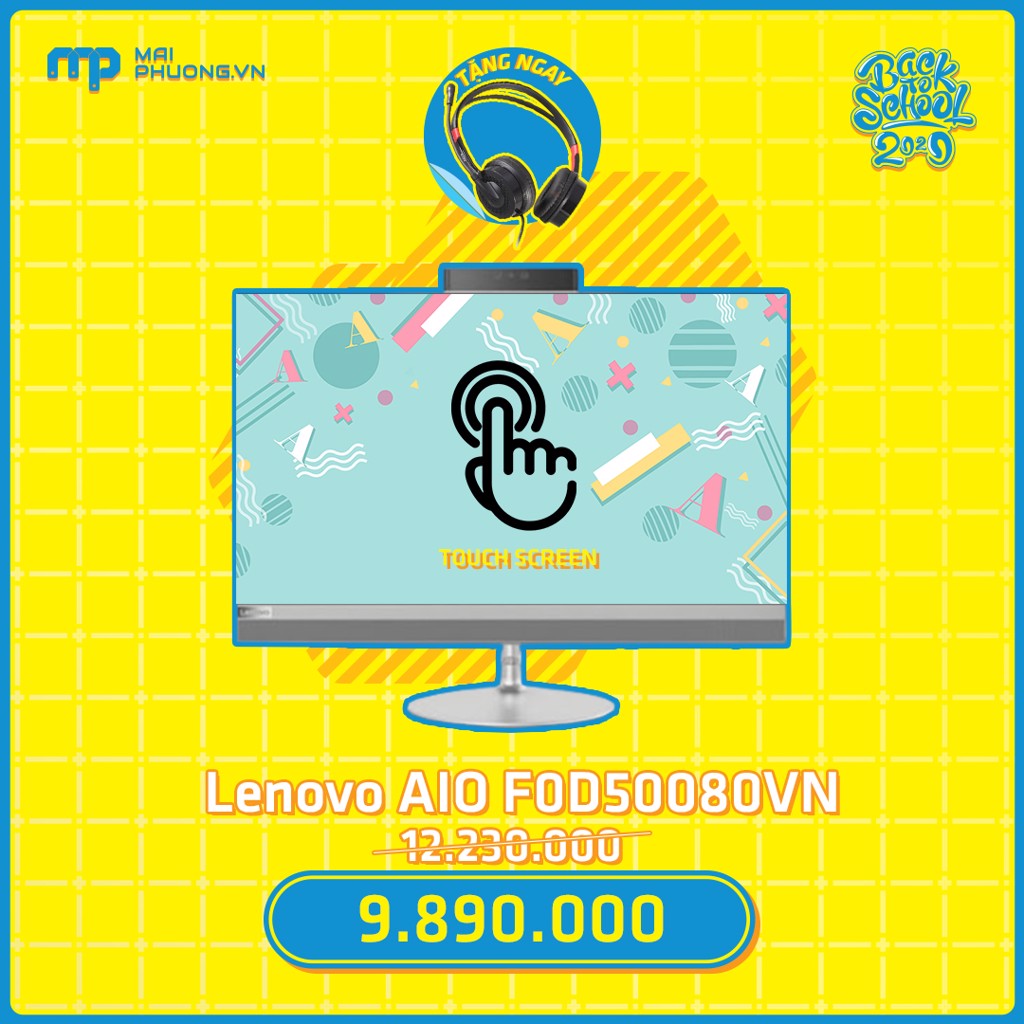 Máy Bộ Hãng Lenovo Ideacentre Aio 520-22Iku Pentium 4415U/4Gb/1Tb/21.5