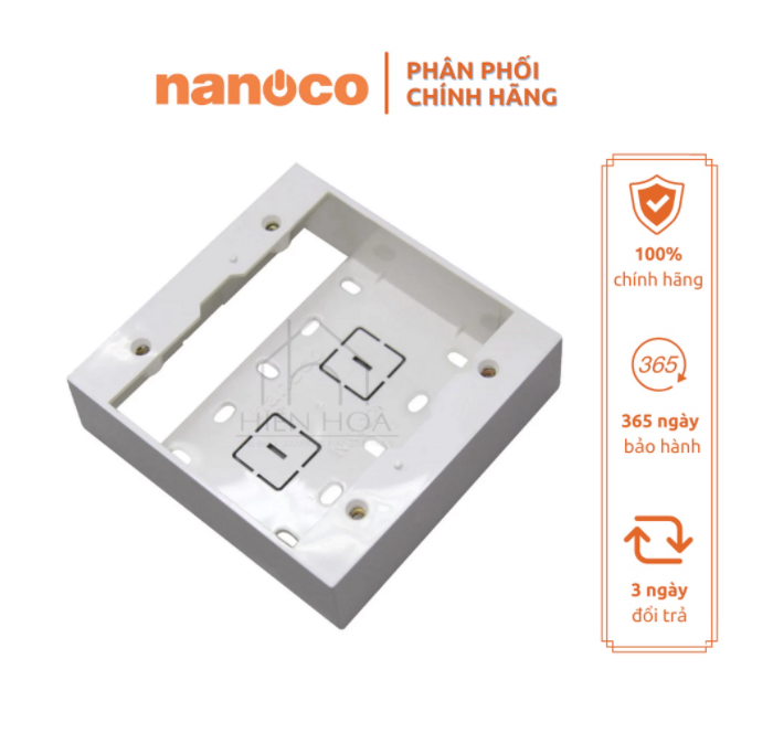 Đế nổi đơn - đôi Chống Cháy Nanoco. Hàng Chính Hãng