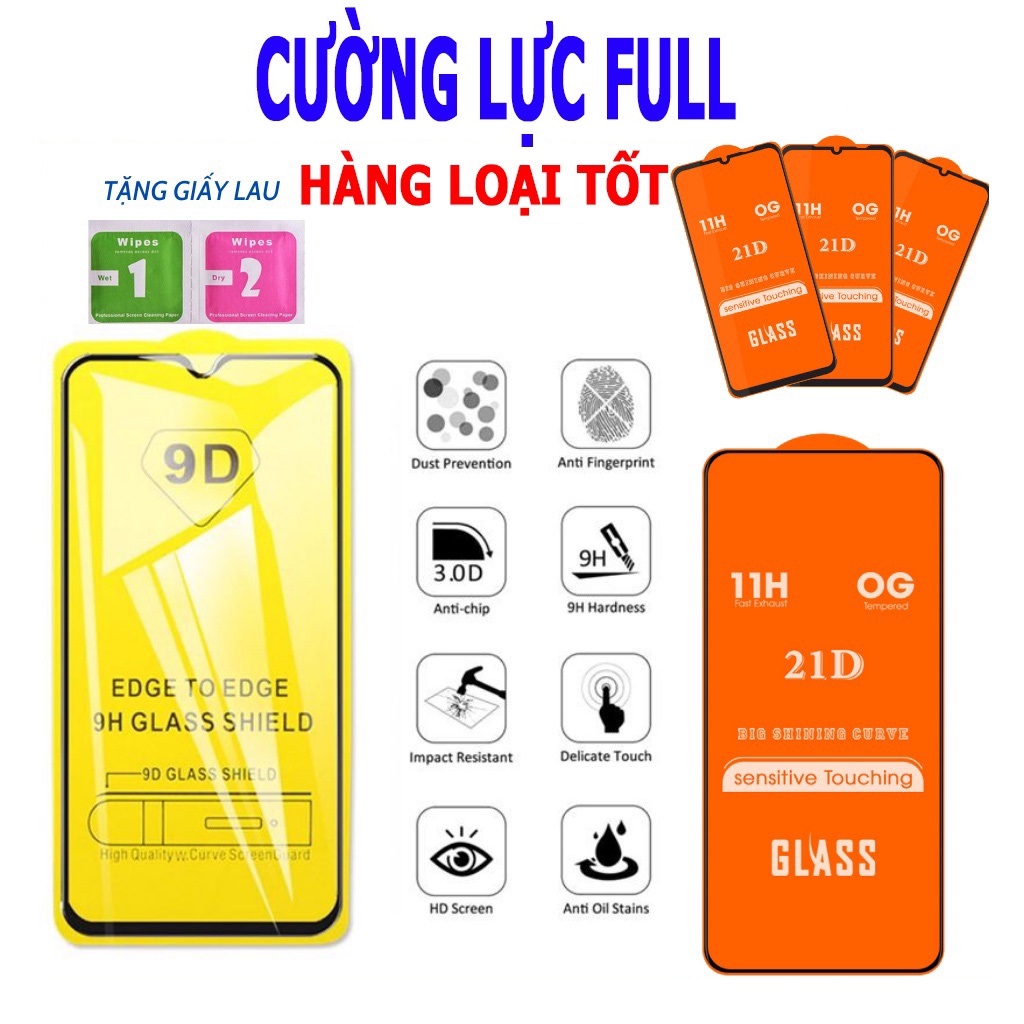 Cường lực oppo full màn a31 , a12 , a15 , a52 , a53 , a54 , a55 , a74 , a76 , a9 2020 , a91 , a92 , a93 , a94 , a95