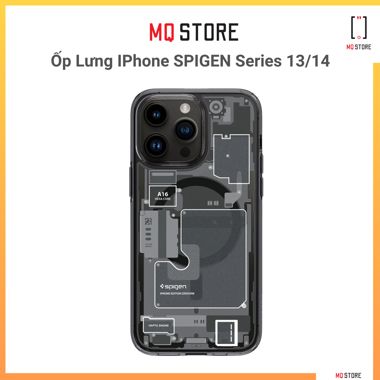 Ốp lưng spigen cho 13 / 13 pro / 13 pro max - 14 / 14 pro / 14 pro max - mq store
