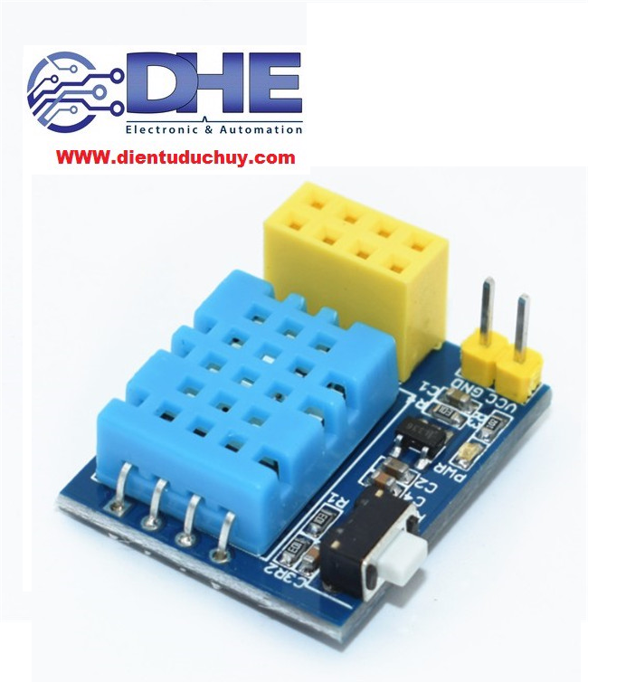 Dht11 cảm biến nhiệt độ, độ ẩm giao tiếp wifi esp8266 esp-01/01s/8285