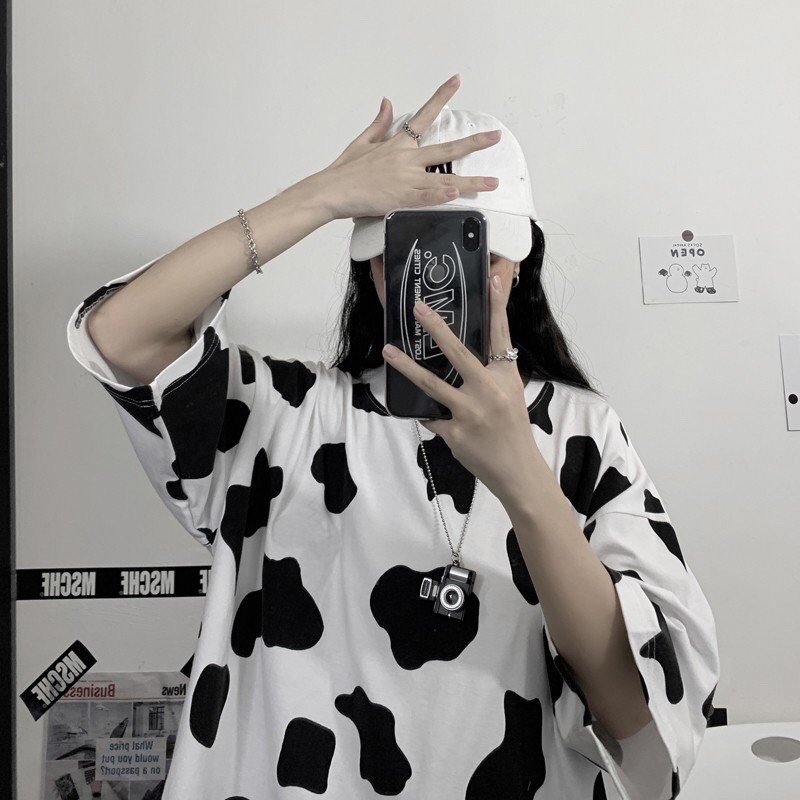 Áo thun Bò Sữa nam nữ tay lỡ form rộng Hottrend basic tee phông oversize HÀNG CHẤT ĐẸP