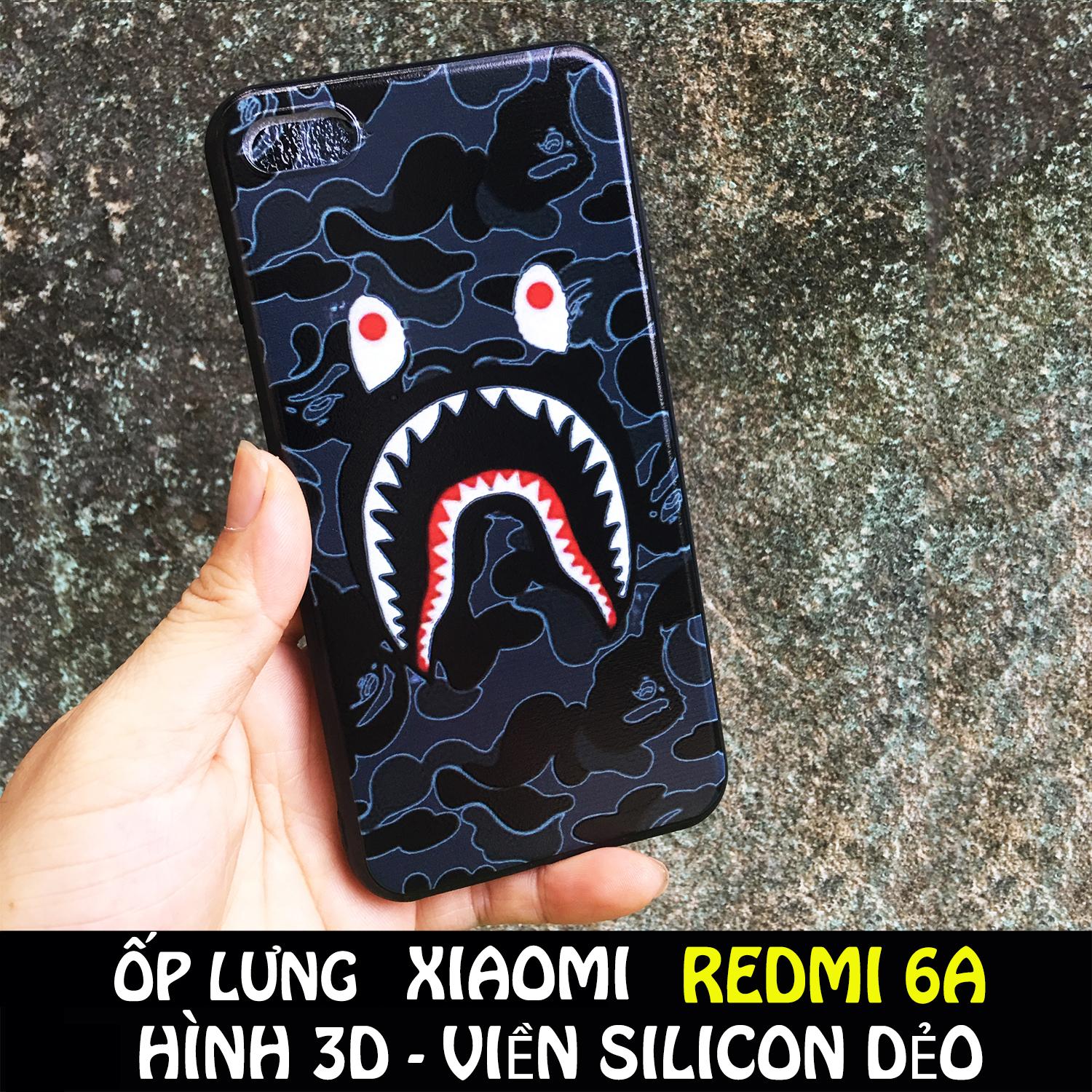 Ốp lưng hình bape 3d cho xiaomi redmi 6a