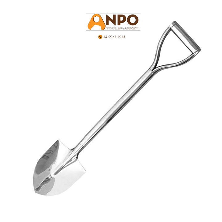 Xẻng xúc đất inox 820mm a0703 c-mart